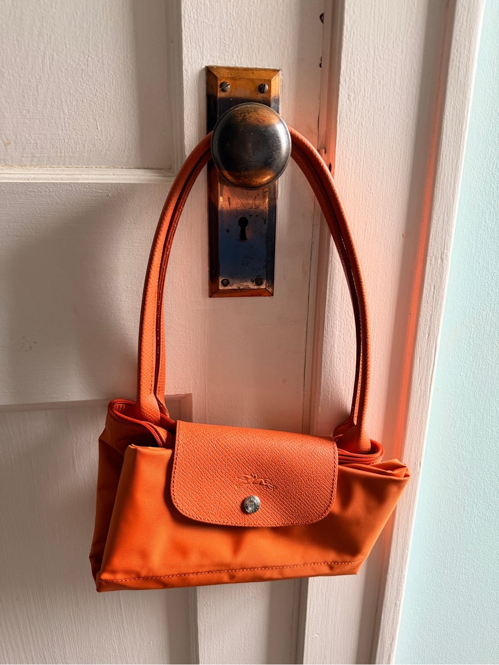 Le Pliage Grand Shopping tote (orange)